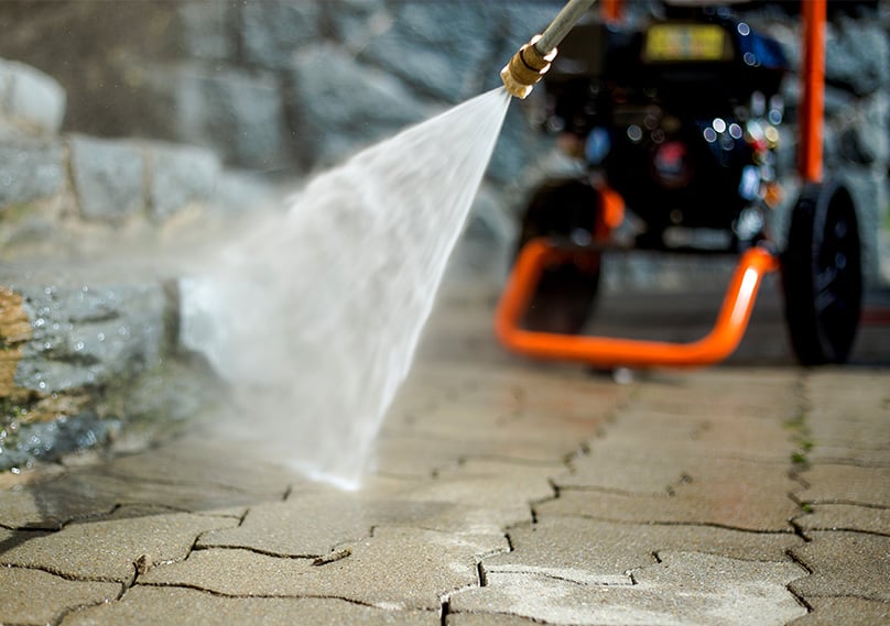 Powryte Electric Pressure Washer with Hose Reel, Foam Cannon, 4 Different Pressure Tips, Power Washer, 4000 PSI 2.6 GPM