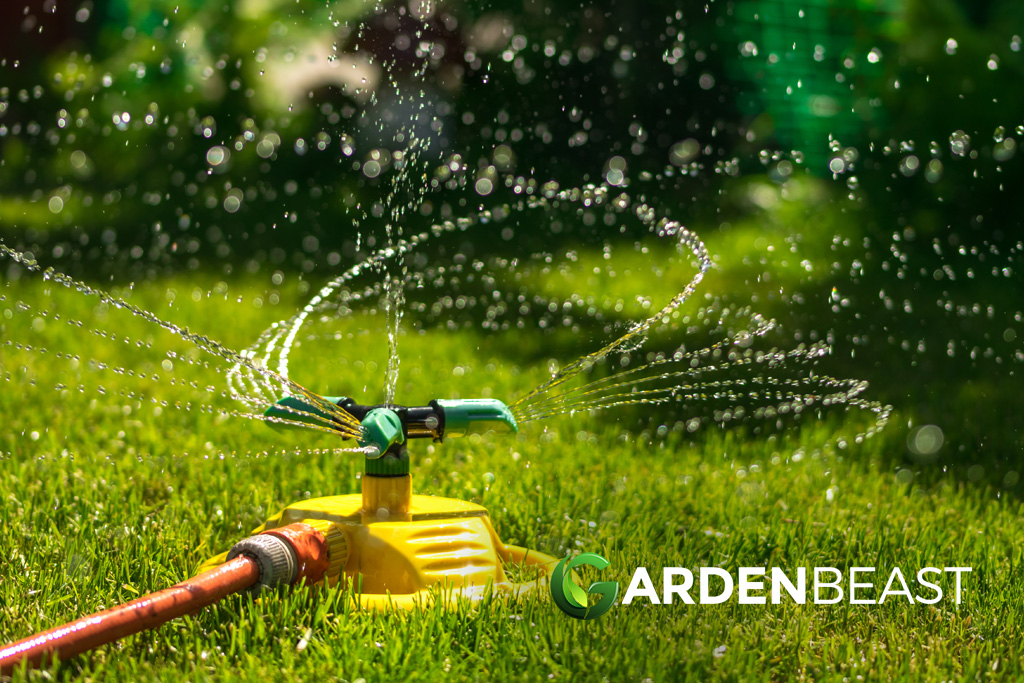 HS 180-Degree Automatic Oscillating Garden Sprinkler - Large Area Lawn Irrigation System With Nozzles Fit For Threads Durable Abs